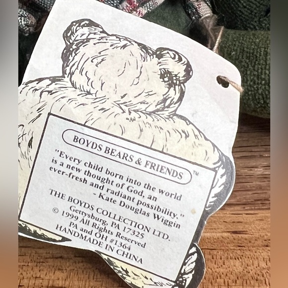 Ezra R. Ribbit 6.5 Plush Frog  Bears in the Attic Collectible style #566470 - Picture 13 of 13